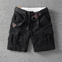 Lorthan - atmungsaktive Cargoshorts in Schwarz