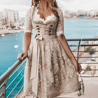 Maliny - Stilvolles und modisches Dirndl in Beige