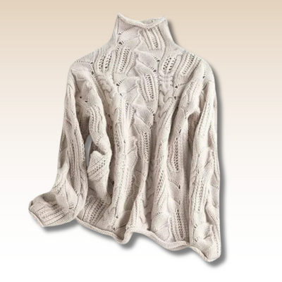 Fibrora™ - Gemütliches Polohemd mit Zopfmuster