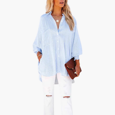 Lässiges Damenhemd mit Knopfleiste – Bequem & Stilvoll