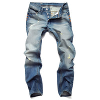 Kaleb - Klassische Hose in Blau