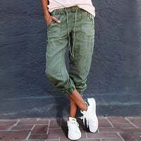 Andrea - Stylische Cargo-Hose für Frauen in Grün