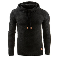 Pullover Herren Kapuze Warm | Robust Freizeit in Schwarz