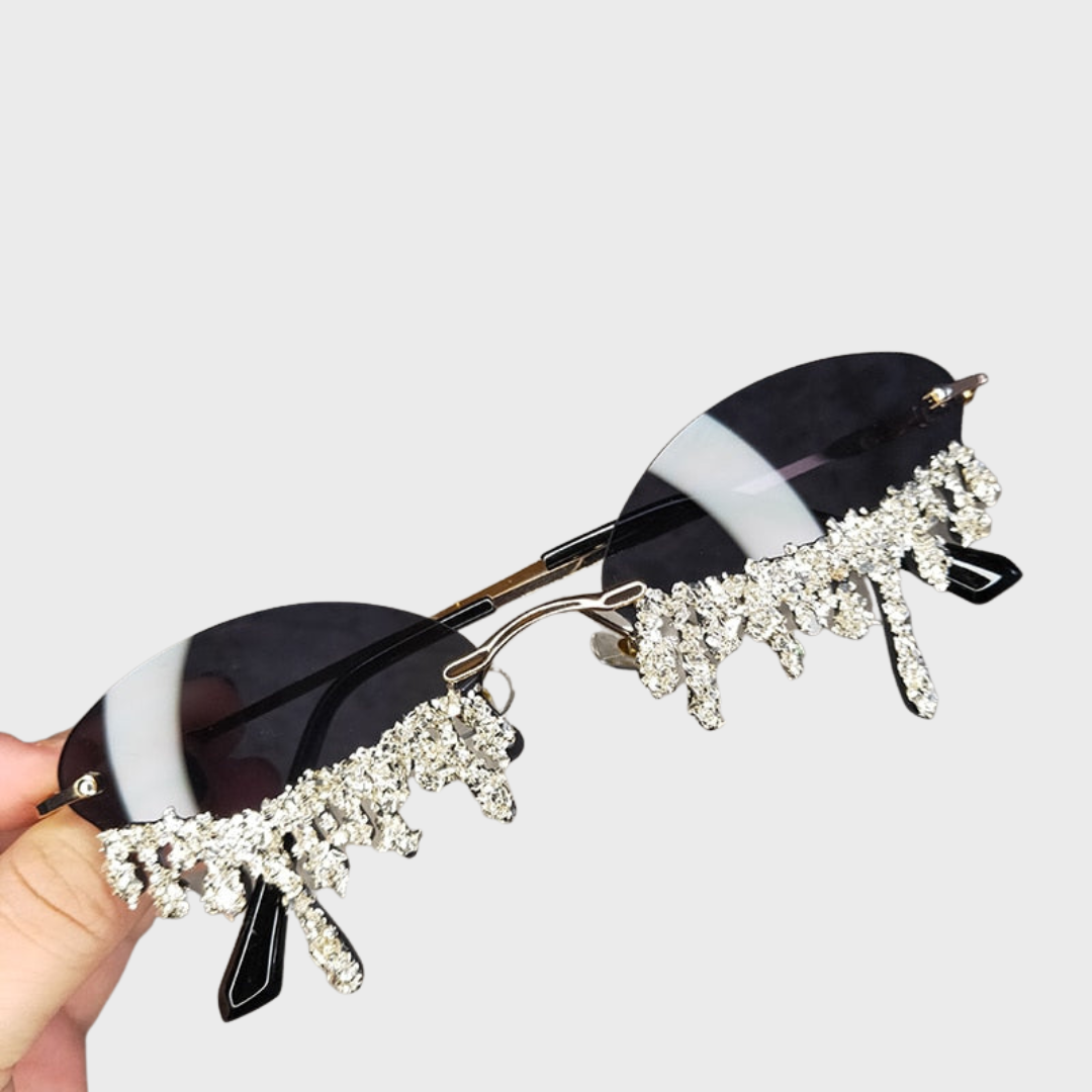 Felicity - Modische Sonnenbrille mit Kristallverzierungen