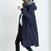 Samantha - Stilvoller Trenchcoat in Blau