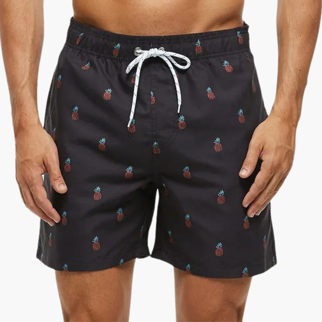 Badeshorts mit Innenslip - Herren Schwimmshorts schnell trocknend