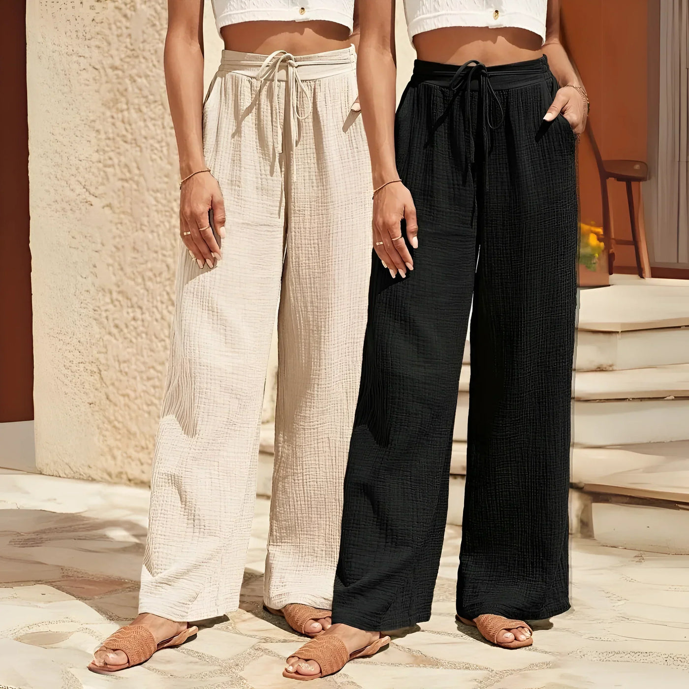 Genesis® | Weite Hose mit hohem Bund 1+1 gratis