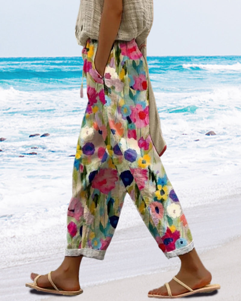 Fröhliche Bunte Damen Jogginghose - Juno