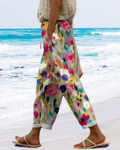 Fröhliche Bunte Damen Jogginghose - Juno