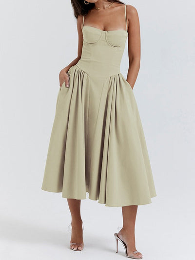 Vivian - Zeitlose Schönheit Midi-Kleid