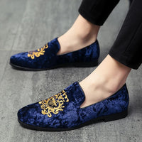 Herren Vintage Slip-On Loafer | Leicht in Blau