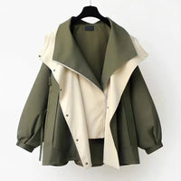 Lilian - Stilvoller wasserabweisender Trenchcoat in Grün