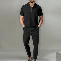 Luca | Herren Sommer-Set in Schwarz