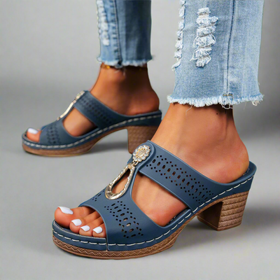 Frederick | Orthopädische Sandalen mit Strass-Komfort