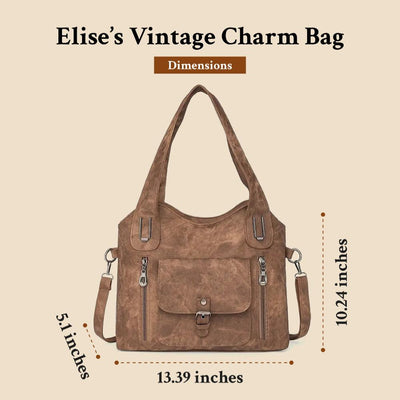 Von Elsen™| Alessandra Vintage Schultertasche