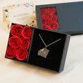 Silber / Ewige Liebe Rosendose