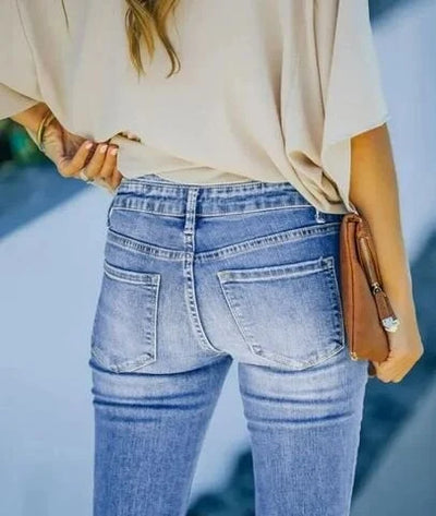 Stylische High Waist Jeans für den Herbst/Winter mit perfektem Sitz