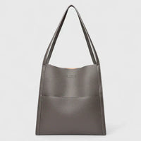 Adelaide | Elegante Schultertasche in Grau