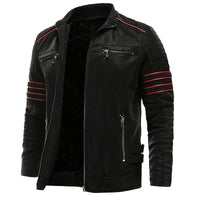 Wolverine™ Lederjacke in Schwarz
