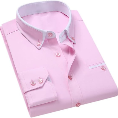 LEAND| Herren Stretch-Hemd mit Langarm – Glatt & Knitterfrei