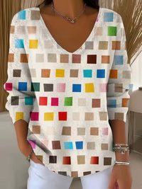 Liora | Leichter Sommerpullover in Mehrfarbig