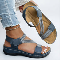 Juanita | Orthopädische Komfortsandale für Damen in Blau