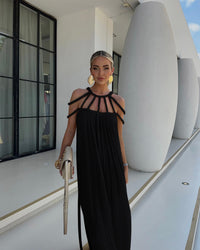 Serena | Boho Sommerkleid in Schwarz
