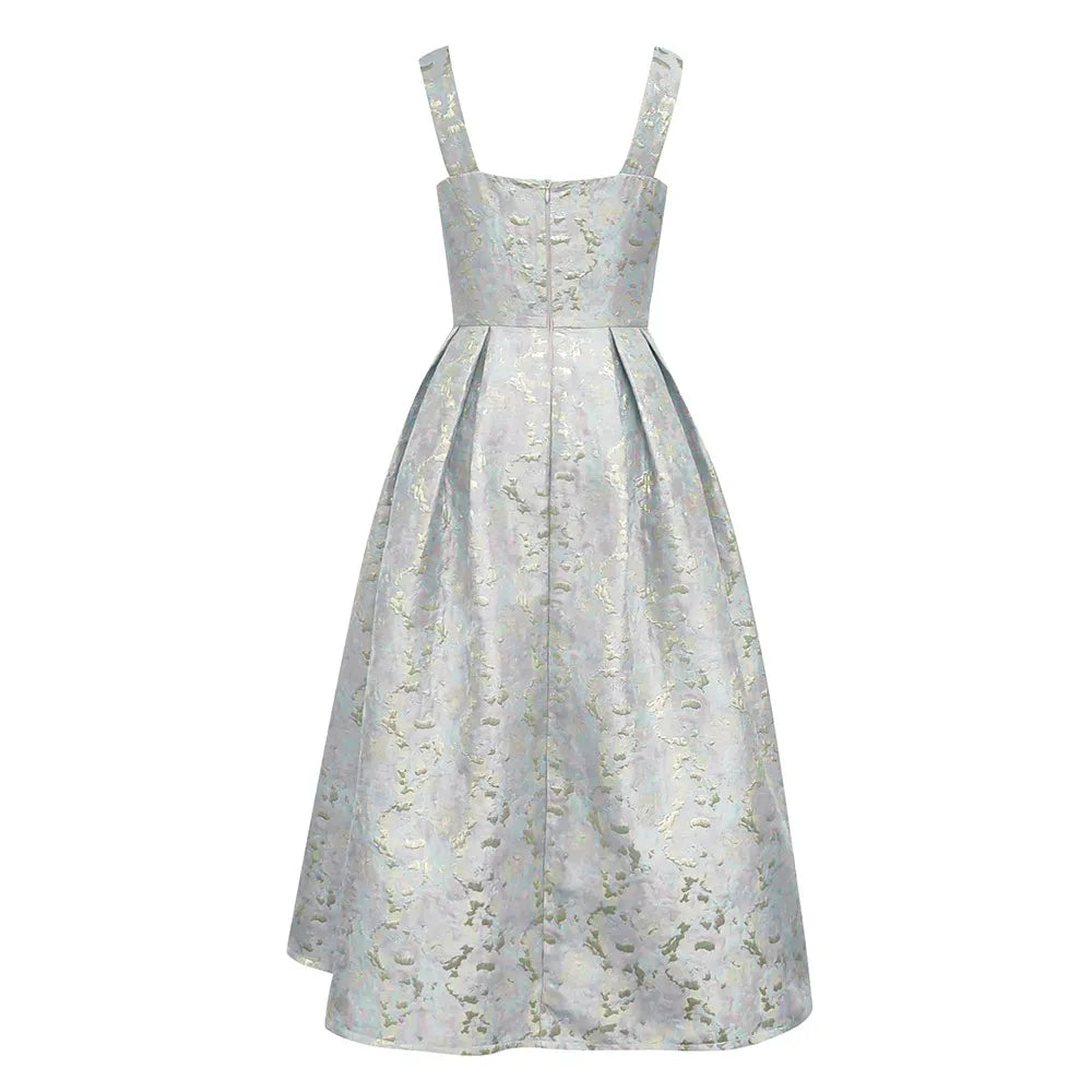 Hilary - Frauen Kleid Blume ärmellos