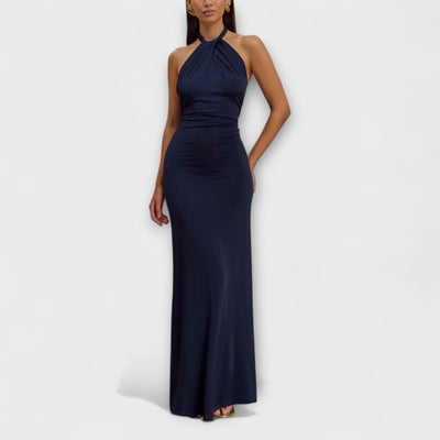Elyna - Slinky Halter Maxi Kleid