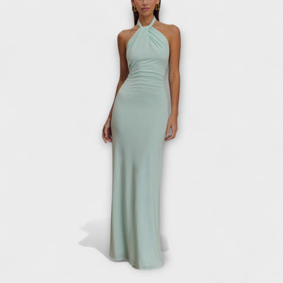Elyna - Slinky Halter Maxi Kleid