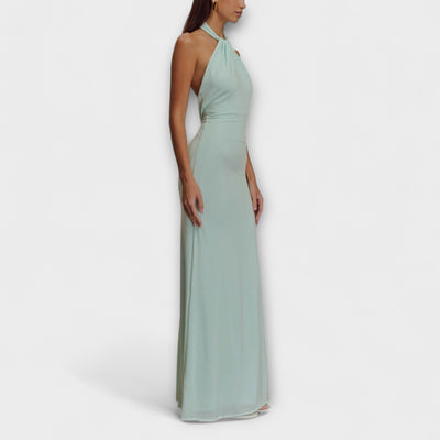 Elyna - Slinky Halter Maxi Kleid