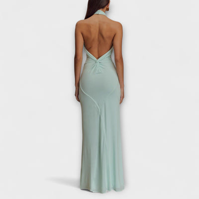 Elyna - Slinky Halter Maxi Kleid