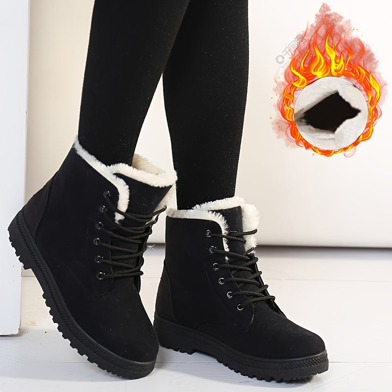 Hivara™ - Wasserdichte orthopädische Damen-Schneestiefel mit warmem Futter und rutschfester Sohle