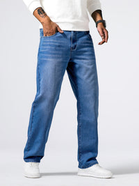 Casual Street Style Herrenjeans – Mailand in Blau