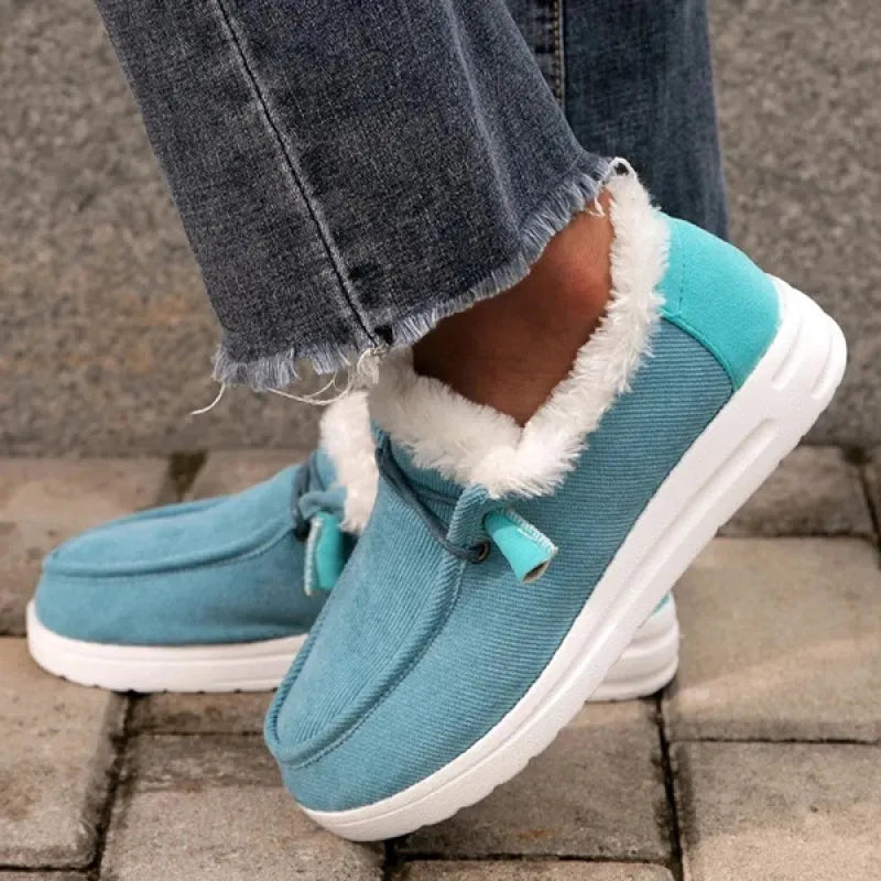 Gemütliche Damen-Sneaker mit Kunstpelz-Futter – Warm, Leicht und Stylisch in verschiedenen Farben