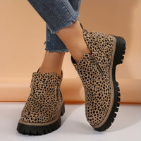 Emma | Hochwertige Damen Boots stilvoll und zeitlos in Leopardenmuster