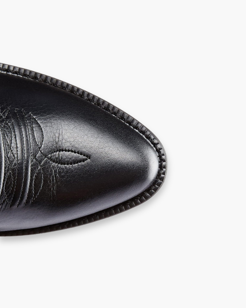 Damen Elegante Cowboystiefel | Westernstiefel Schwarz