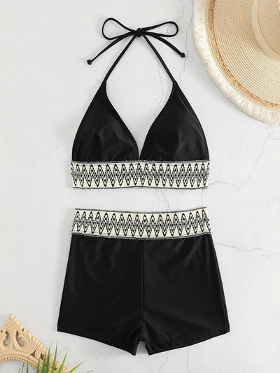 Katherine® | Stylischer Bikini mit kurzer Badehose