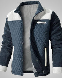 Niklas | Herren Warm Gesteppte Jacke in Grau