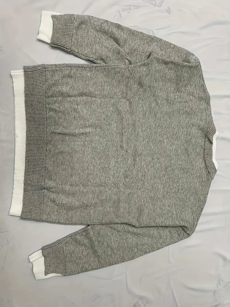 Damen FREIZEIT LANGARM PULLOVER | KOMFORTABEL, MODERN, VIELSEITIG