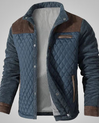 Niklas | Herren Warm Gesteppte Jacke in Braun