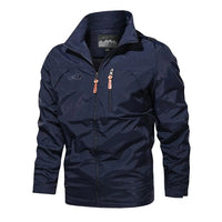 Elegante Windbreaker-Jacke für Männer - Hedrick in Blau