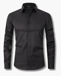 Herren Atmungsaktives Shirt | Lange Ärmel in Schwarz