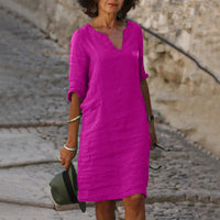 Abagail | Damen Modisches Kleid | Sommer in Rosa