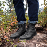 Garrick - Leichte Schnürschuhe in Schwarz