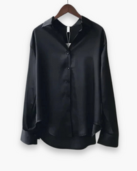 Damen Lässige Elegante Bluse | Vielseitig in Schwarz