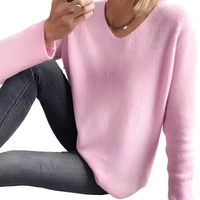 Dorris - Bequemer und kuscheliger Pullover in Rosa