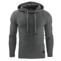 Pullover Herren Kapuze Warm | Robust Freizeit in Dunkelgrau