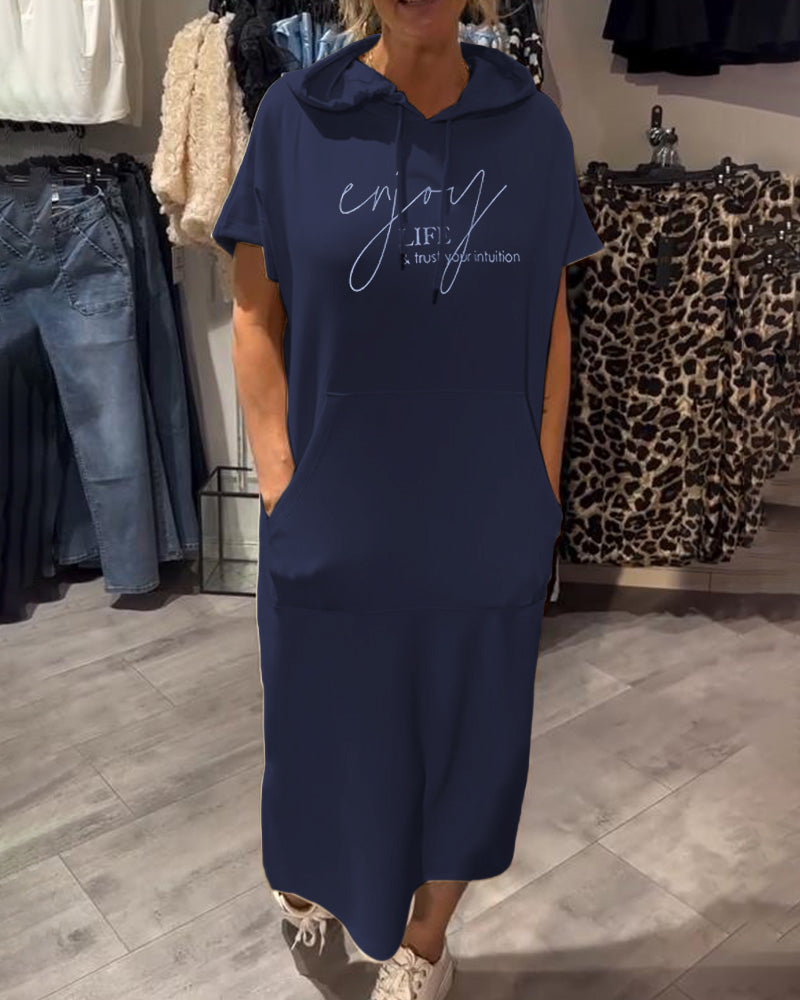 Saskia™ | Lässiges Hoodiekleid