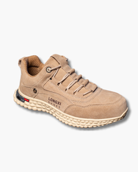 Herren Ergonomische Sicherheits Schuhe | Atmungsaktiv in Beige